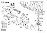 Bosch 3 601 H82 195 GWS 22-230 H Angle Grinder Spare Parts